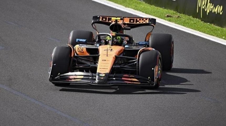 Formula 1'de ilk sıralama turlarına McLaren damgası! Ferrari'de şok...