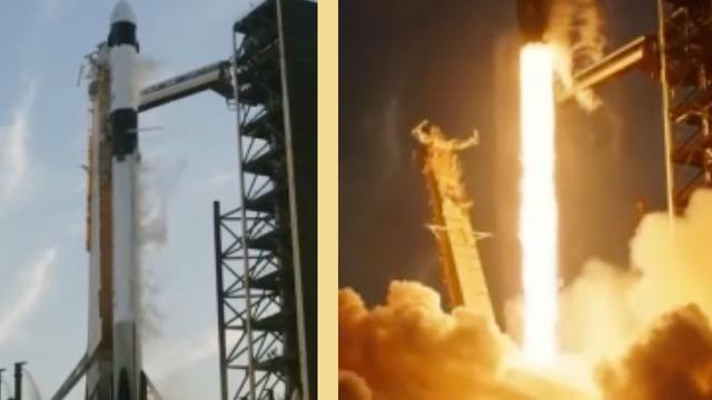 Elon Musk’ın şirketi SpaceX, 4 astronotu Uluslararası Uzay İstasyonu'na gönderdi! Falcon-9 roketini fırlattı… 