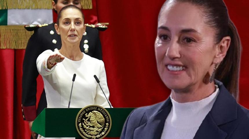 Trump'ı dize getiren solcu kadın lider Claudia Sheinbaum! Telefonda övgüler yağdırmış: Harika, sert birisin!