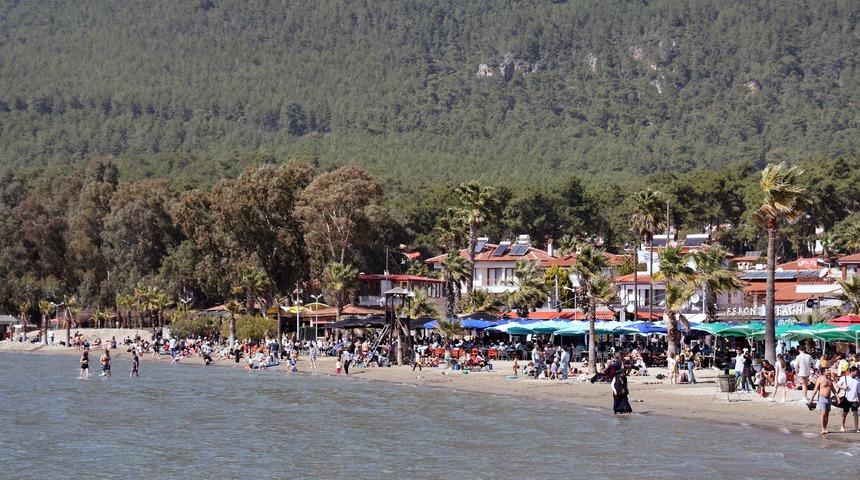 Akyaka'da deniz sezonu açıldı