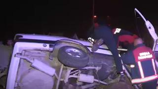 Tokat’ta otomobil elektrik direğine çarptı: 2 yaralı