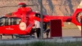 Şırnak’ta kalp krizi geçiren hasta ambulans helikopterle Diyarbakır’a sevk edildi