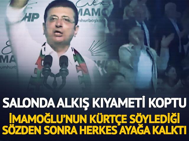 İmamoğlu nevruzu Kürtçe kutladı, alkış kıyameti koptu