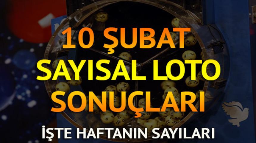 Sayısal Loto sonu&ccedil;ları 10 Şubat: İkinci devreden Sayısal Loto'da ikramiye 4 milyona &ccedil;ıktı! (MPİ Sayısal Loto sonucu)