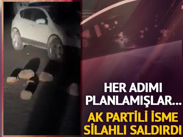 AK Partili belediye meclis üyesine silahlı saldırı