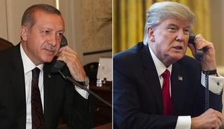 Cumhurbaşkanı Erdoğan, ABD Başkanı Trump ile telefon görüşmesi yaptı