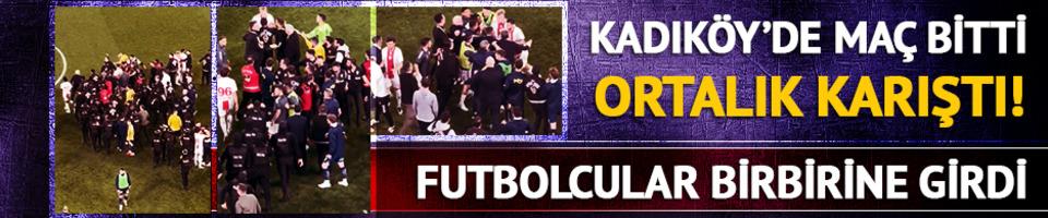 Kadıköy'de maç bitti ortalık bir anda karıştı!
