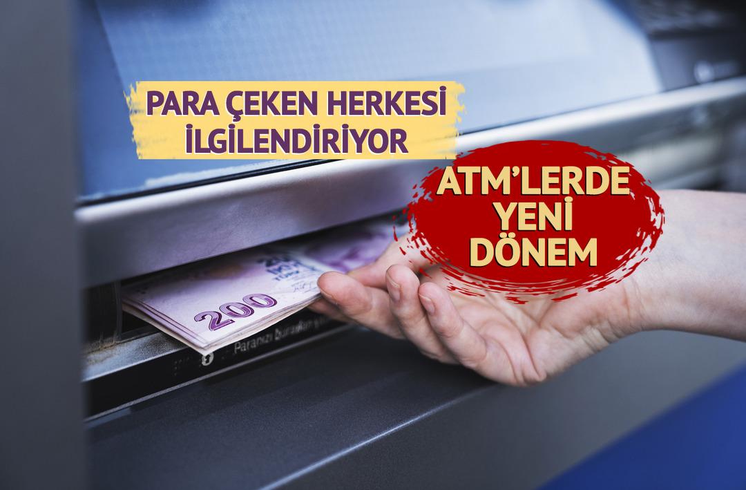 ATM'den para çekenler dikkat! Yeniden değişiyor... Bankalar kolları sıvadı, tarih netleşiyor