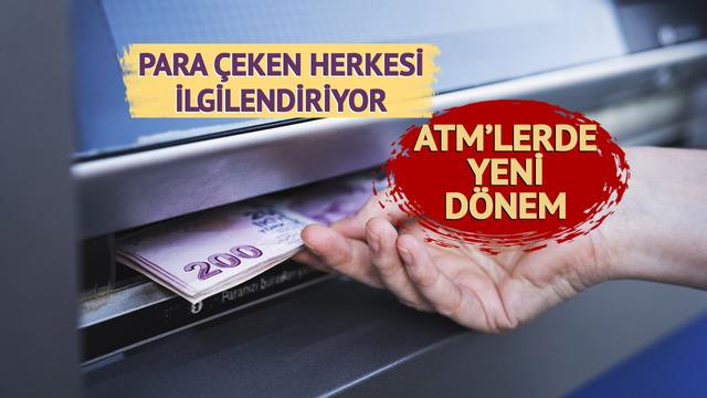 ATM'den para çekenler dikkat! Yeniden değişiyor... Bankalar kolları sıvadı, tarih netleşiyor