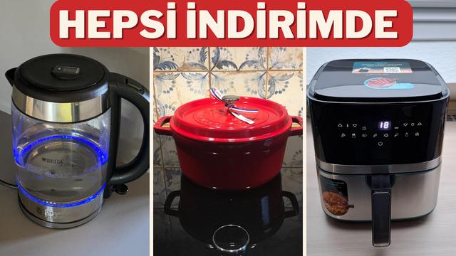 Zamandan ve bütçeden tasarruf! Bahar Fırsatları'na özel indirime giren mutfak aletleri