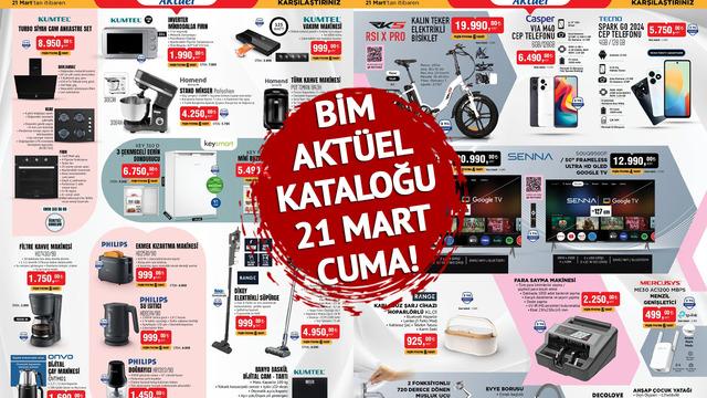 BİM AKTÜEL KATALOĞU 21 MART 2025 CUMA! BİM aktüelde bu hafta neler var? Ankastre set 8.950 TL, şarjlı süpürge 4.950 TL!