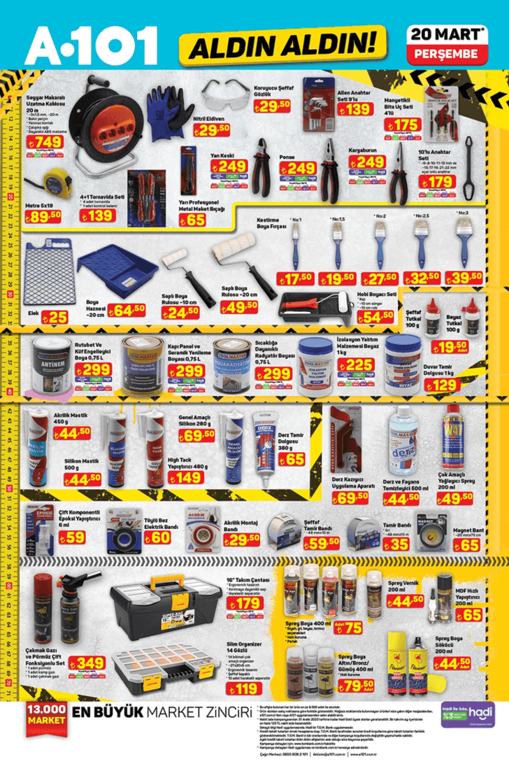 A101 AKTÜEL KATALOĞU 20 MART 2025 PERŞEMBE! A101 aktüelde neler indirimde? Smart TV, klavye, mouse, buzdolabı, çamaşır makinesi, kurutma makinesi, termosifon...   G4