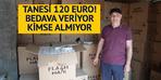 Bir tanesi 120 Euro! Bedava veriyor yine alan çıkmıyor... 'Ekmek olsa dağıtacağım ama ekmek değil ki'