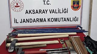 Aksaray'da 'define' operasyonu! 5 şüpheliye suçüstü