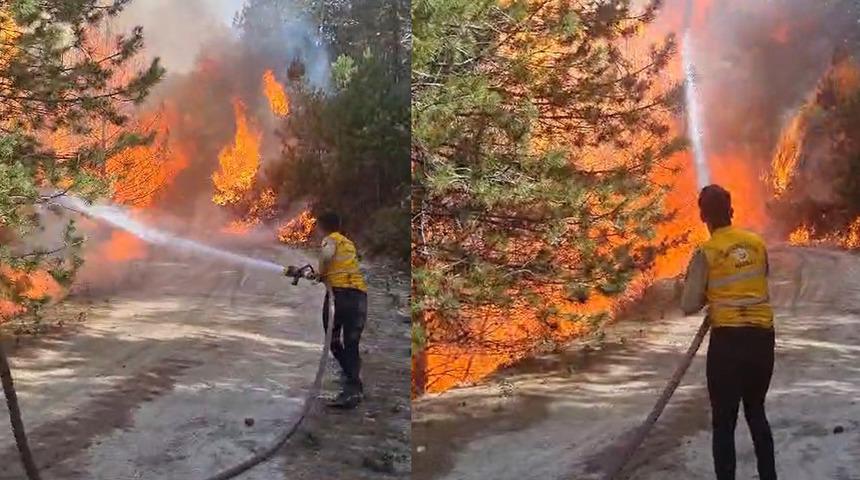 Aydın’da bir orman yangını daha: Çok sayıda ekip sevk edildi