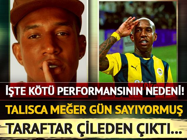 Kötü performansının nedeni ortaya çıktı! Talisca meğer gün sayıyormuş...