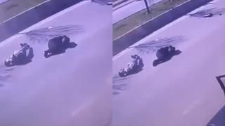 Muş'ta feci kaza kamerada! Karşıdan karşıya geçmeye çalışırken motosiklet çarptı