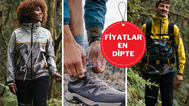 Ultra konforlu ayakkabılar, su geçirmez ceketler ve dahası burada!