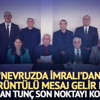 Bakan Tunç'tan 'nevruzda görüntülü mesaj' açıklaması!