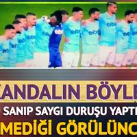 Öldü dediler sağ çıktı! Skandalın böylesi... Maç öncesi 1 dakikalık saygı duruşu sonrası ölmediği ortaya çıktı