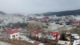 Bolu'nun yüksekleri beyaz örtüyle kaplandı