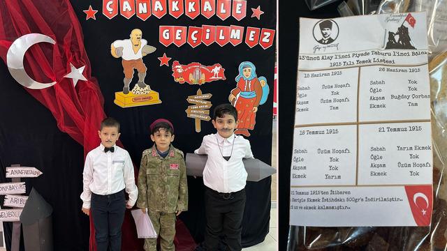 Minik öğrenciler Çanakkale Zaferi’ni kutladı!