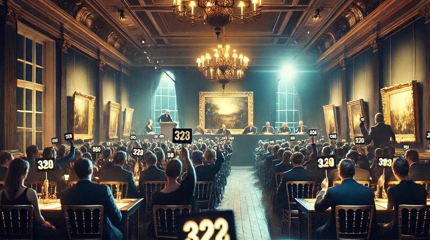 Her tablosu şov fiyat... Benzersiz tablo 404 bin 480 sterline alıcı buldu! Sanatçının bir başka tablosu ise 2012 yılında 22,4 milyon sterline satıl