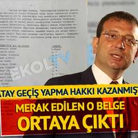 Merak edilen belge ortaya çıktı: 'Yatay geçiş yapma hakkı kazanmıştır'