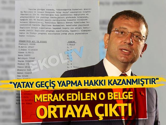 Merak edilen belge ortaya çıktı: 'Yatay geçiş yapma hakkı kazanmıştır'