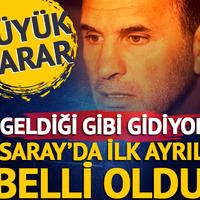 G.Saray'da ilk ayrılık belli oldu! Geldiği gibi gidiyor...
