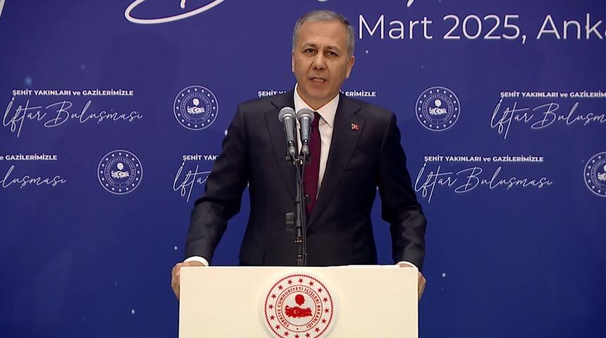 Bakan Yerlikaya: "Milletin birlik ve beraberliğine kasteden kim varsa; devletin demir yumruğunu ensesinde görecektir"