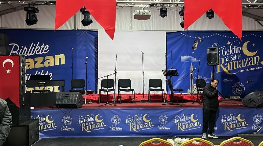 Gaziosmanpaşa'da ramazan çadırında sahne çöktü, 5 kişi yaralandı