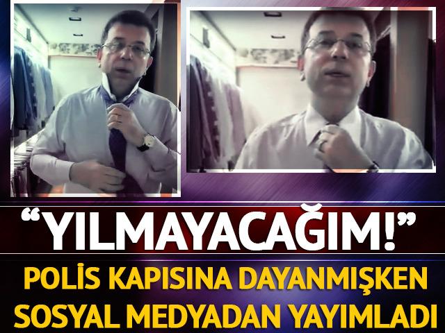 Gözaltı kararı sonrası İmamoğlu'ndan ilk açıklama!