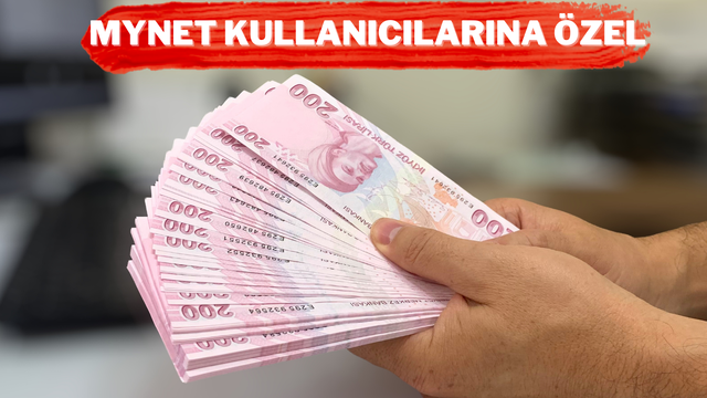 Mynet kullanıcılarına özel geri ödemesiz 20.000 TL nakit fırsatı!