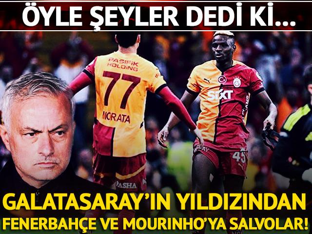 Yıldız isimden F.Bahçe ve Mourinho açıklaması! 