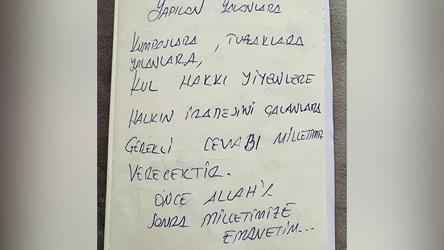 SON DAKİKA: Ekrem İmamoğlu el yazısıyla yazdı: Önce Allah'a sonra milletimize emanetim!