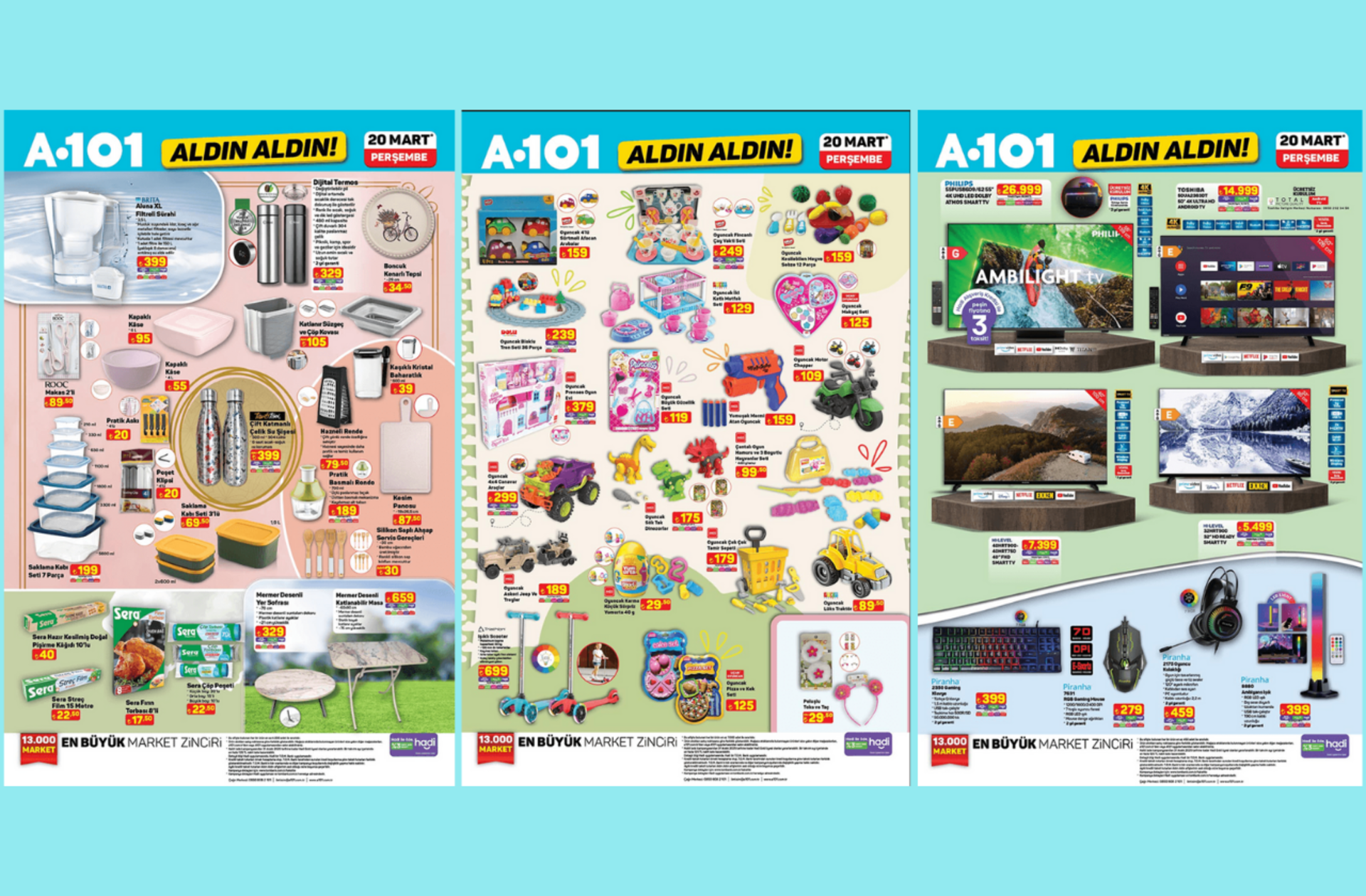 A101'e Brita su arıtma filtreli sürahi geliyor! İşte 20 Mart 2025 A101 Aldın Aldın Kataloğu