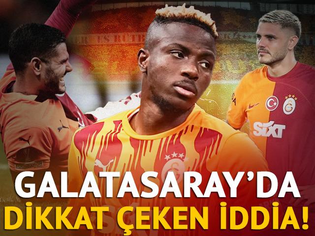 Galatasaray'da dikkat çeken Mauro Icardi iddiası! Osimhen'in performansı kafaları karıştırdı...