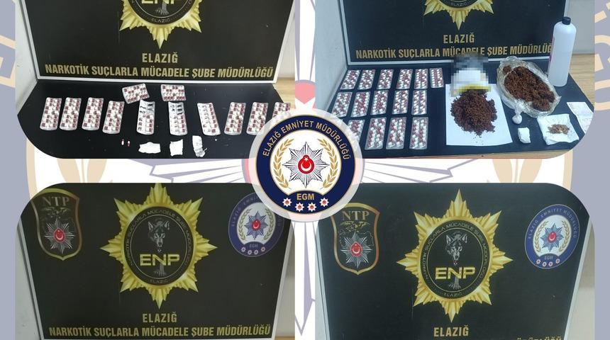 Elazığ’da uyuşturucu operasyonu: Gözaltına alınan 29 şüpheliden 7'si tutuklandı