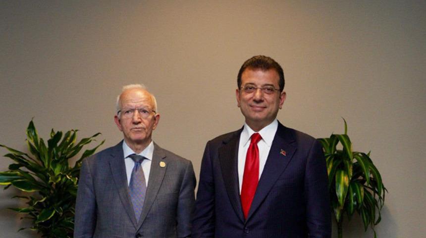 İstanbul Barosu Başkanı İbrahim Kaboğlu, gözaltına alınan İBB Başkanı Ekrem İmamoğlu ile görüştü