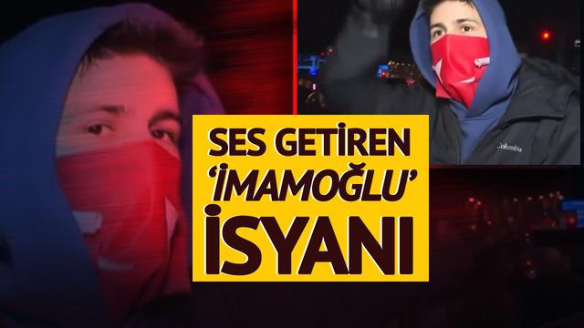 Özgür Özel'e Evinde oturma, kalkıp gelsene ya diyerek sitem etti! Saraçhane'deki gencin 'İmamoğlu' isyanı ses getirdi
