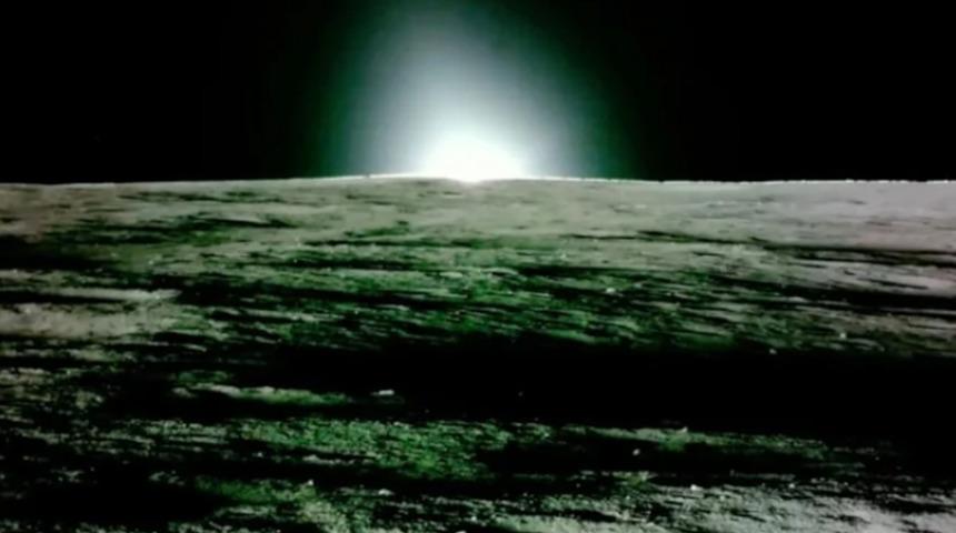 NASA'dan çarpıcı Ay fotoğrafı! İşte gün batımı böyle gözüküyormuş...