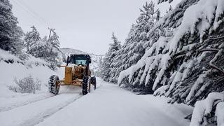 Giresun’da kar yağışı nedeniyle 394 köy yolu kapandı