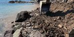 Bodrum'da denizi iş makineleriyle doldurmuşlar