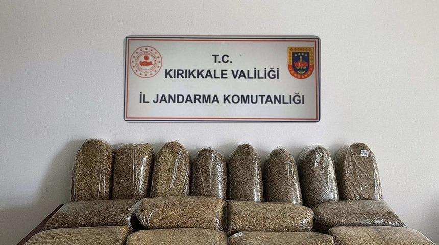 Kırıkkale'de 80 kilogram kaçak tütün ele geçirildi: 1 kişi gözaltına alındı