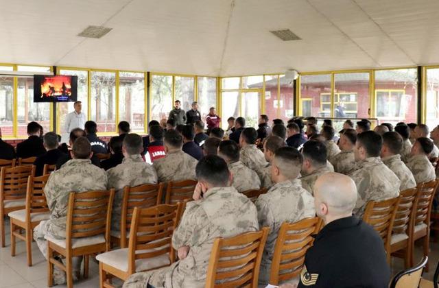 Aydın'da jandarma personeline orman yangını eğitim