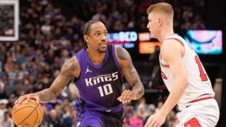 NBA'de DeRozan'ın 25 bin sayıya ulaştığı maçta Bulls, Kings'i 128-116 yendi