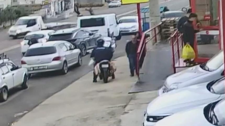 Gaziantep'te korkunç kaza! Motosiklet sürücüsünün öldüğü kaza kamerada...