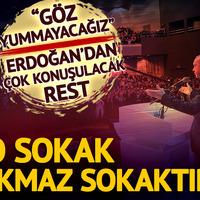 Cumhurbaşkanı Erdoğan'dan çok konuşulacak 'sokak' resti