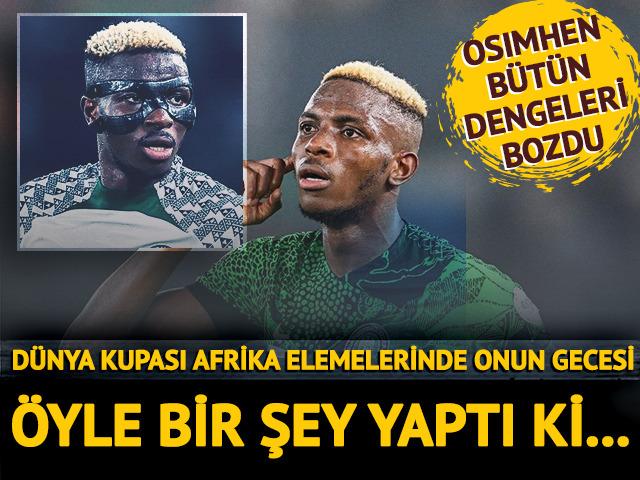 Osimhen'in gecesi! Öyle bir şey yaptı ki...